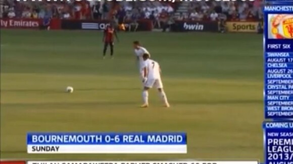 Cristiano Ronaldo : coup franc raté et bras cassé pour un enfant
