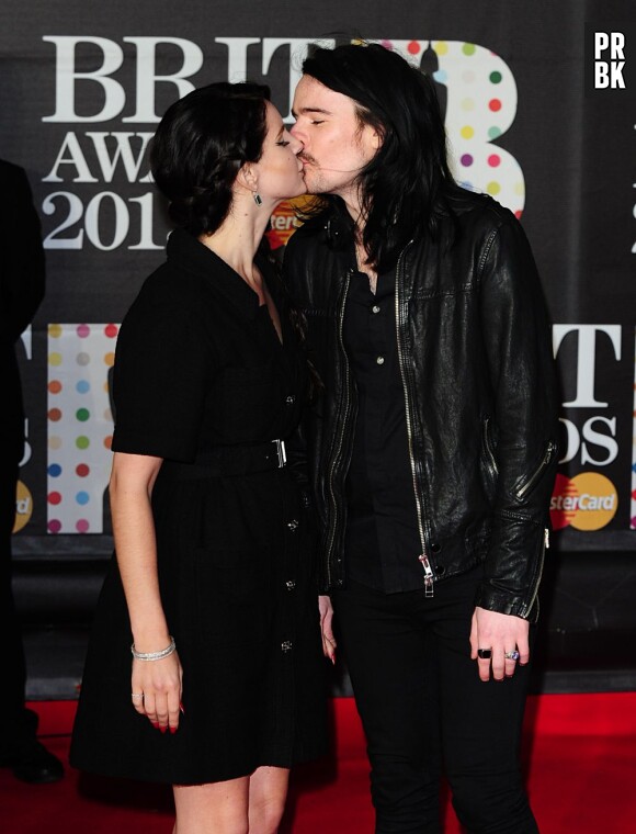 Lana Del Rey et Barrie-James O'Neill aux Brit Awards 2013