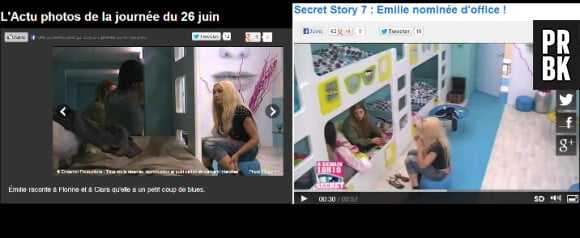 Secret Story 7 : la tricherie d'Emilie daterait du 26 juin