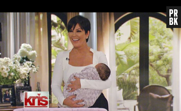 Kim Kardashian : sa maman a présenté un faux bébé North