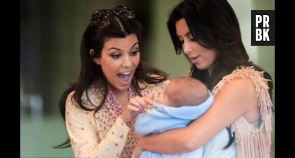 Kim Kardashian : la fausse première photo de North West