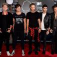 Les One Direction sur le tapis-rouge des MTV VMA 2013, le 25 août 2013