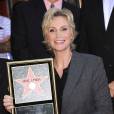 Jane Lynch et son étoile sur le Walk of Fame le 4 septembre 2013