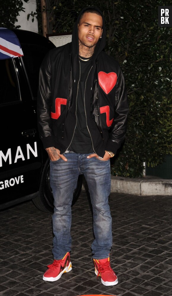 Chris Brown : un graffiti en gage d'amitié pour Justin Bieber
