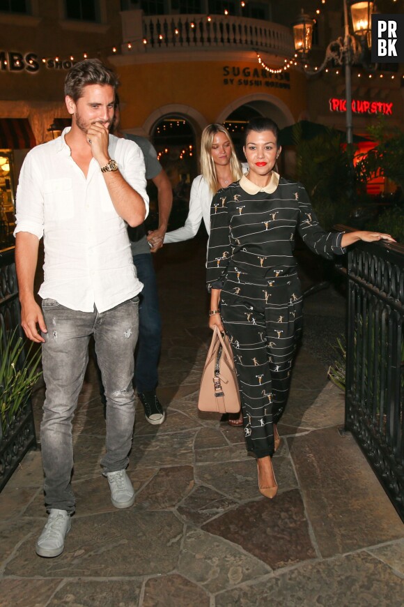 Kourtney Kardashian et le père de ses enfants, Scott Disick