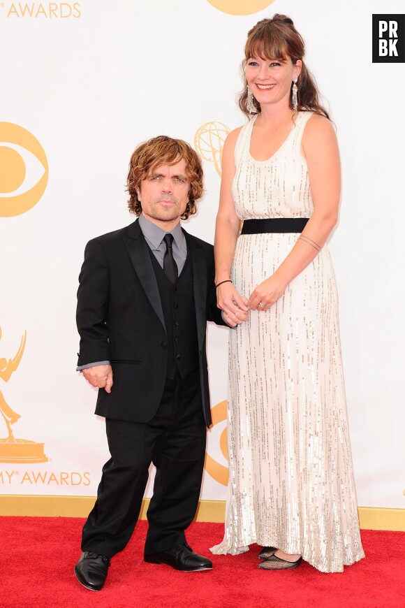 Peter Dinklage et sa femme aux Emmy Awards 2013 le 22 septembre 2013 à Los Angeles