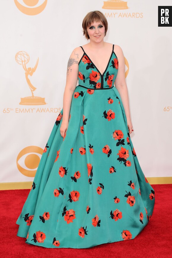 Lena Dunham aux Emmy Awards 2013 le 22 septembre 2013 à Los Angeles