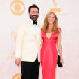 Jon Hamm et son épouse aux Emmy Awards 2013 le 22 septembre 2013 à Los Angeles