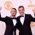 Aaron Paul et Bryan Cranston aux Emmy Awards 2013 le 22 septembre 2013 à Los Angeles