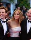 Sam Claflin, Jennifer Lawrence et Francis Lawrence au festival de Cannes 2013