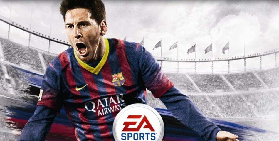 La jaquette officielle de FIFA 14 sur PS3