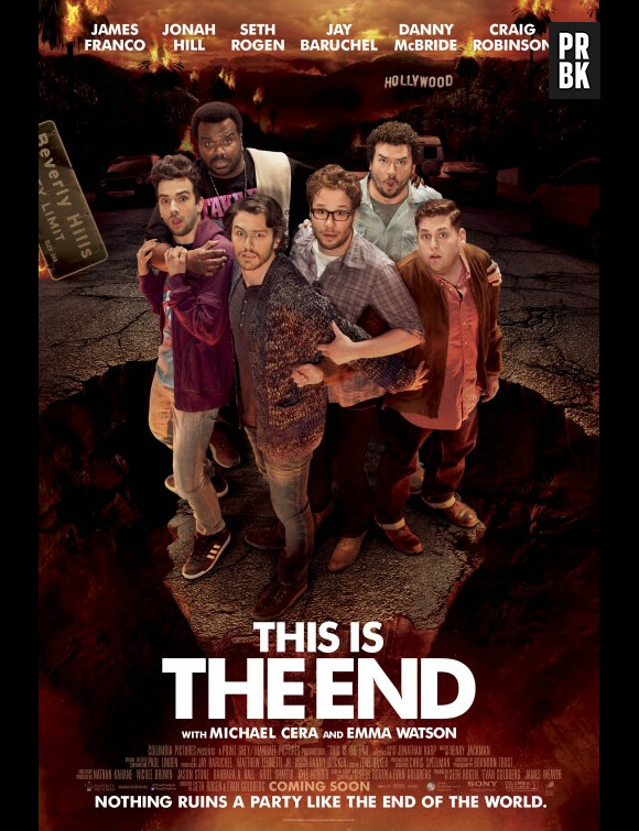 This is the end, de Seth Rogen avec James Franco, Emma Watson, ... en salles le 9 octobre 2013