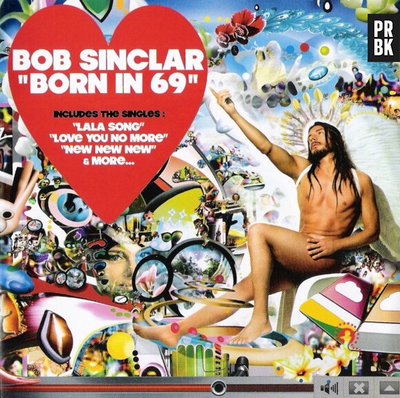Bob Sinclar : nu sur la pochette de l'album "Born in 69" en 2009