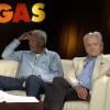 Robert De Niro, Morgan Freeman, Michael Douglas et Kevin Kline lors d'une interview décalée de Screen Junkies