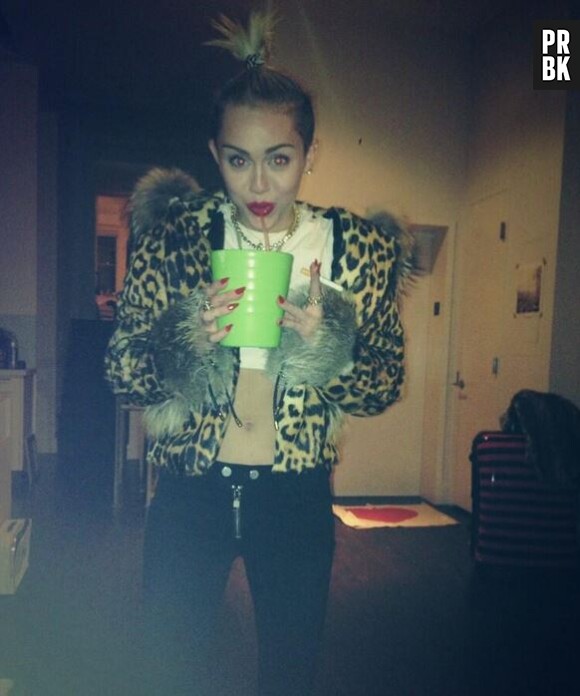 Miley Cyrus : soirée de folie avec Lindsay Lohan le 26 octobre 2013