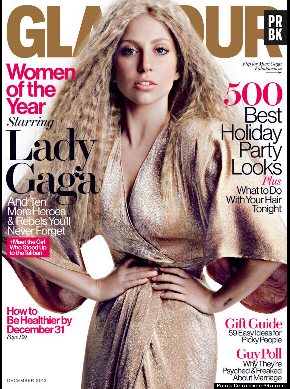 Lady Gaga en Une de Glamour US