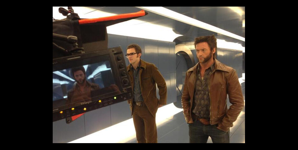 Nicholas Hoult et Hugh Jackman dans X-Men Days of Future Past