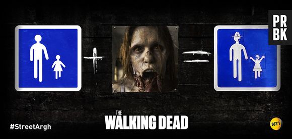 Street Argh : une promo The Walking Dead délirante pour la diffusion de la saison 2 sur NT1