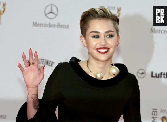 Miley Cyrus aux Bambi Awards 2013 à Berlin, le 14 novembre 2013