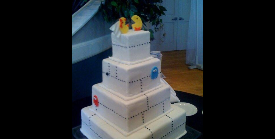 Le gâteau de mariage &quot;Pac-Man&quot;