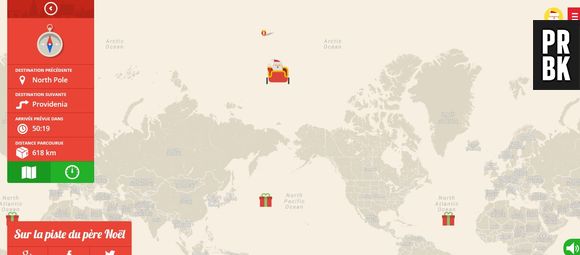 Google nous lance sur la piste du Père Noël