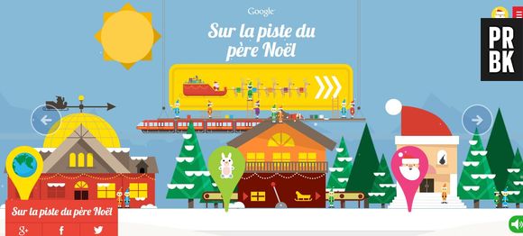 Google nous lance sur la piste du Père Noël