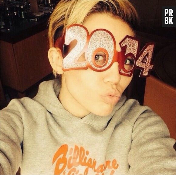 Miley Cyrus se met dans l'ambiance 2014