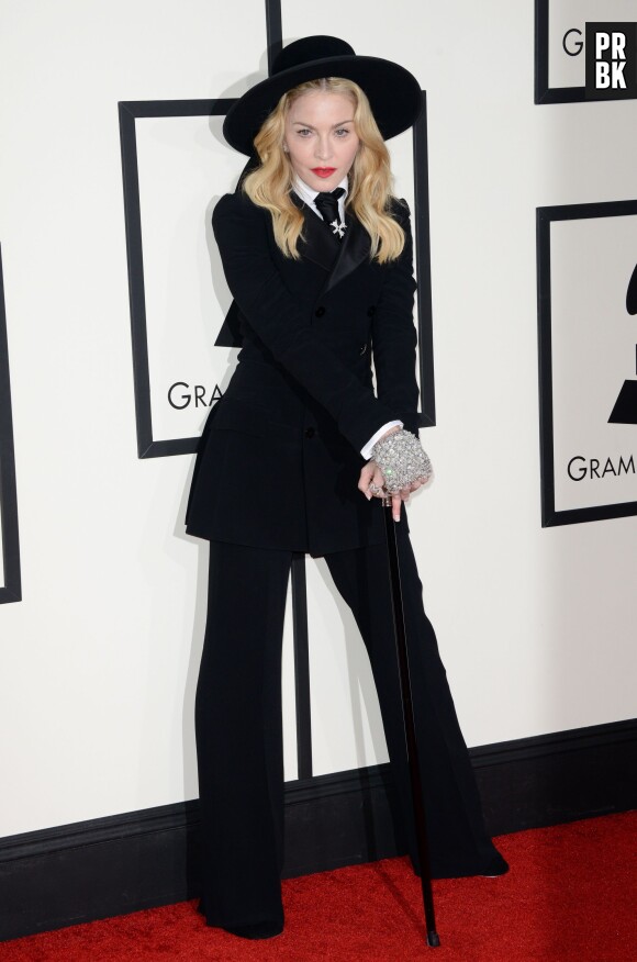 Madonna aux Grammy Awards 2014, le 26 janvier 2014 à Los Angeles