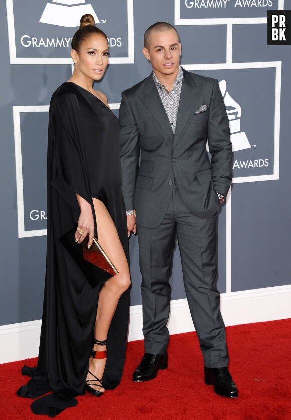 Jennifer Lopez et Casper Smart aux Grammy Awards 2013