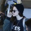 Kristen Stewart vient d'atterrir en France, le 3 février 2014 à Paris