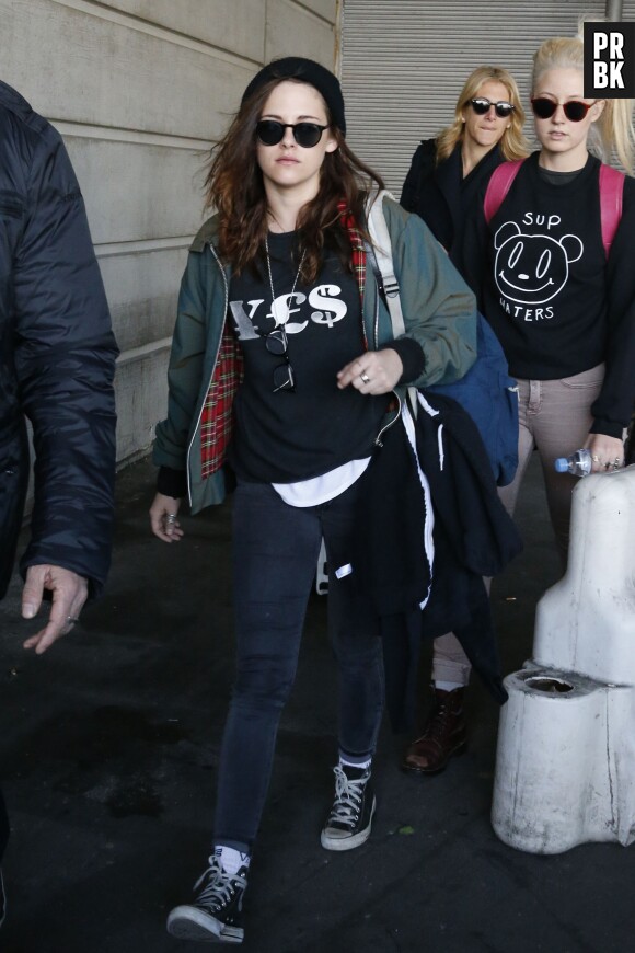 Kristen Stewart, le 3 février 2014 à Paris