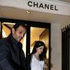 Kristen Stewart : visite à la boutique Chanel de la capitale, le 3 février 2014 à Paris