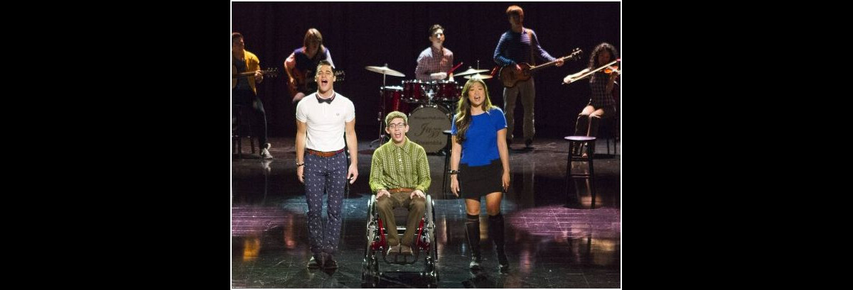 Photo : Glee saison 5, épisode 9 : Darren Criss, Kevin Mc Hale et Jenna