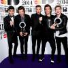 One Direction gagnants au Brit Awards 2014 le 19 février à Londres