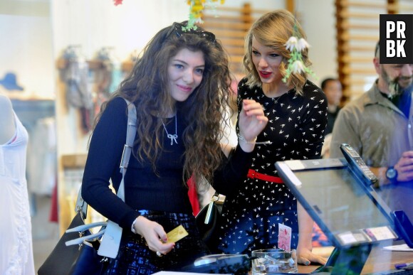 Lorde et Taylor Swift en séance shopping, le 23 février 2014 à Los Angeles