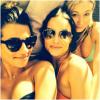 Lea Michele : week-end ensoleillé entre copines, le 16 février 2014 sur Instagram
