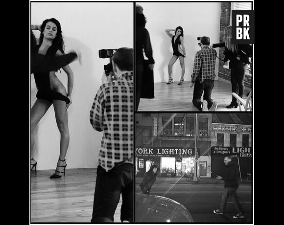 Lea Michele hot devant l'objectif de Terry Richardson, une photo dévoilée sur Instagram le 23 février 2014
