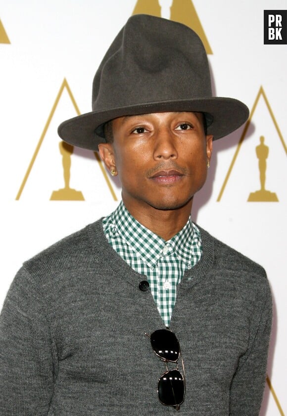 Pharrell Williams est passé par la France pour la promo de son album "G I R L"
