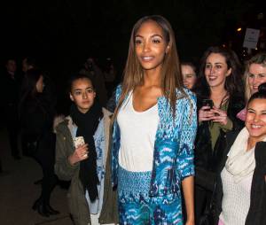 Jourdan Dunn au défilé H&amp;M pendant la Fashion Week de Paris, le 26 février 2014