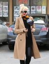 Gwen Stefani enceinte : slim en cuir et talons hauts, le 7 février 2014 à Los Angeles