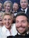 Bradley Cooper, Jennifer Lawrence, Ellen DeGeneres, Brad Pitt... sur le meilleur selfie des Oscars 2014, le 2 mars 2014