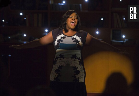 Glee saison 5, épisode 12 : Amber Riley dans l'épisode 100