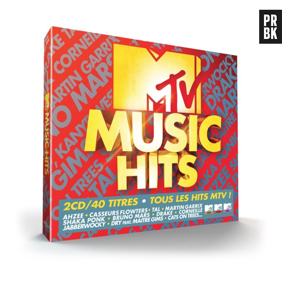 MTV Music hits : la compilation incontournable comprenant 40 tubes
