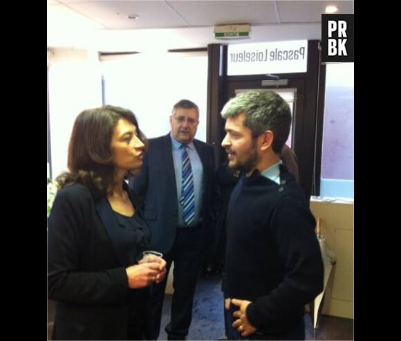 Grégoire et Pascale Loiseleur, maire sortante de Senlis, le 28 février 2014 sur Facebook