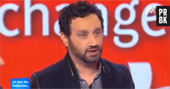 Cyril Hanouna sur le plateau de l'émission de Valérie Damidot le 12 avril 2014