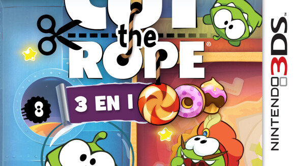 Cut The Rope 3 en 1 sur 3DS (test) : Om Nom n'a pas perdu son appétit