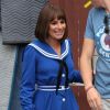 Glee saison 5 : Lea Michele en mode Funny Girl sur le tournage de la série, le 10 avril 2014