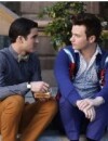 Glee saison 5, épisode 20 : Darren Criss et Chris Colfer sur une photo du final