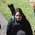 Hunger Games 3 : Jennifer Lawrence en marge du tournage à Noisy le Grand le 15 mai 2013