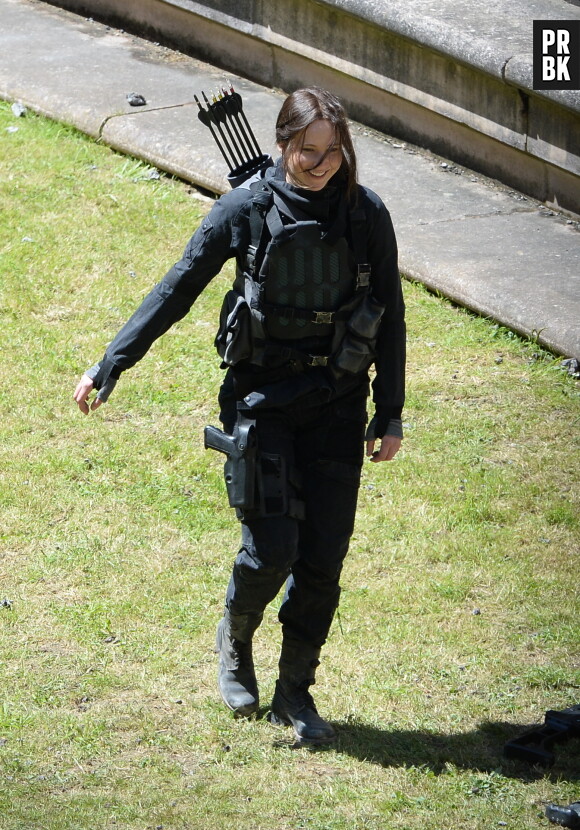 Hunger Games 3 : Jennifer Lawrence tout sourire à Noisy le Grand le 15 mai 2013